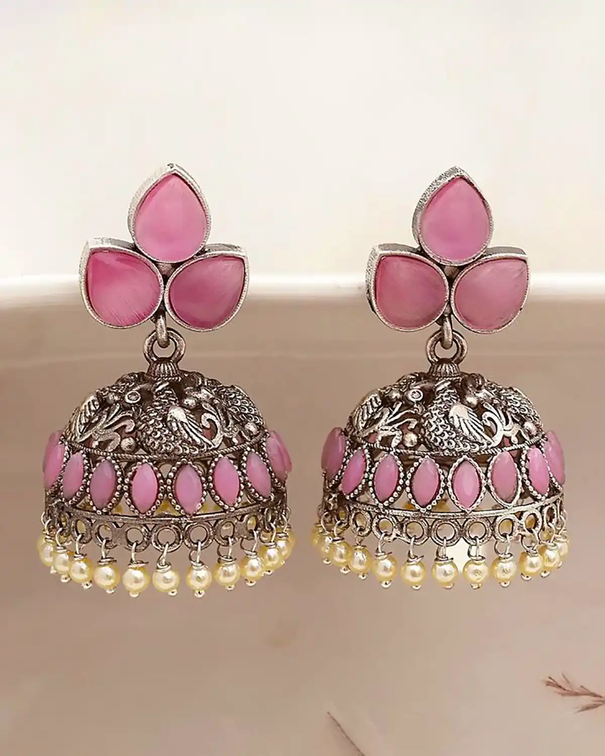 گوشواره هندی خوش رنگ