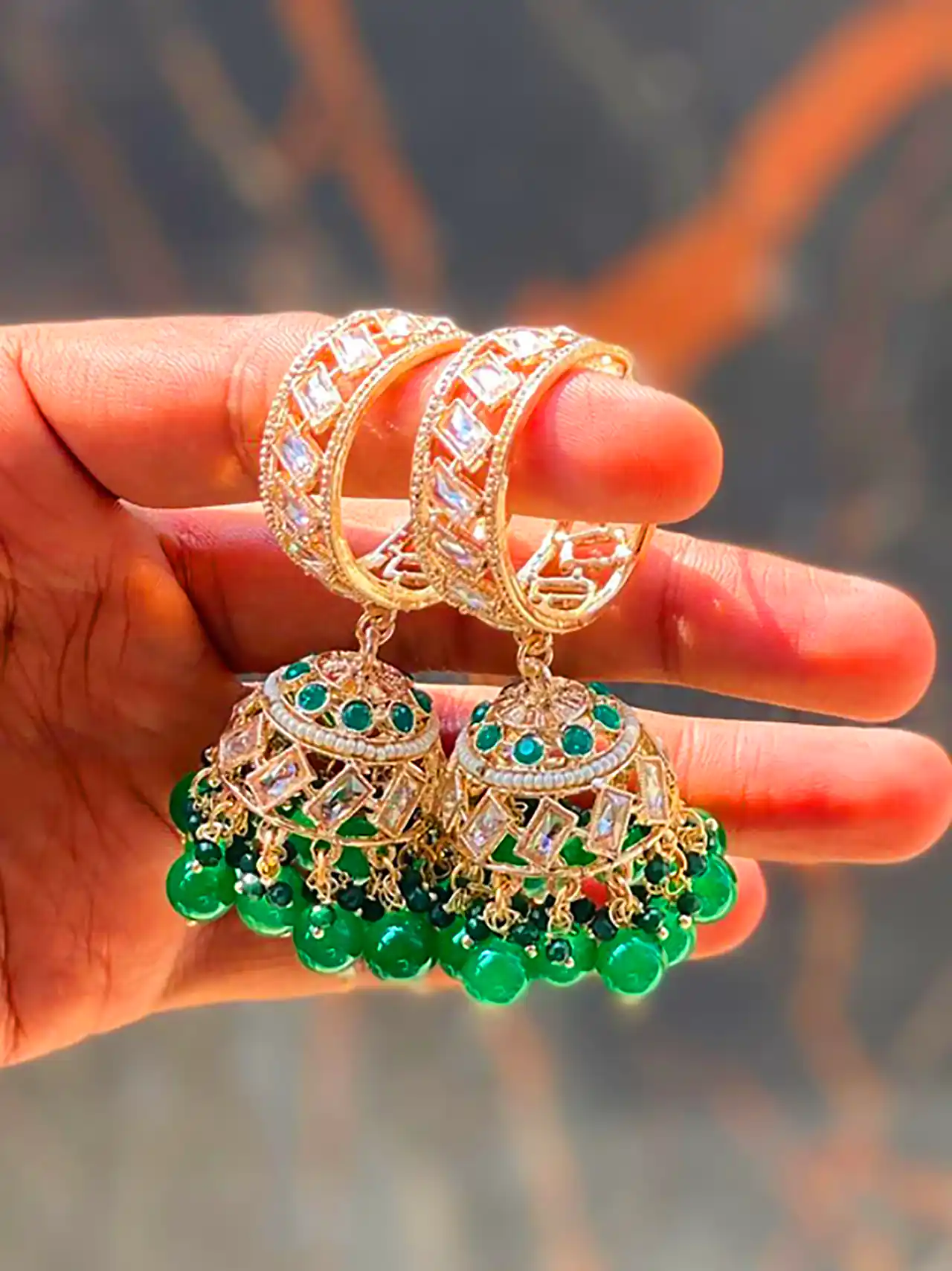 گوشواره هندی زیبا