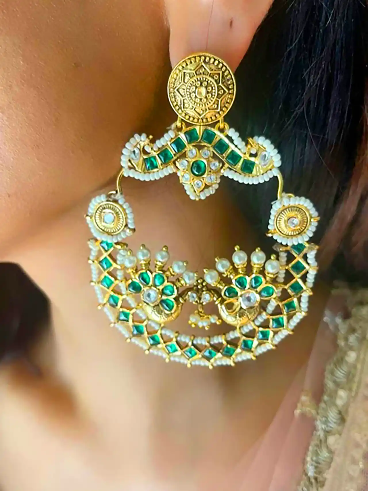 گوشواره هندی زیبا