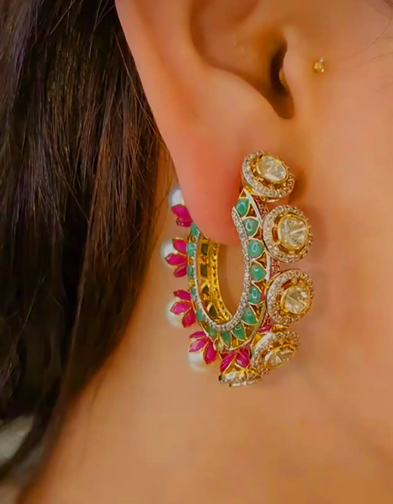 گوشواره هندی زیبا