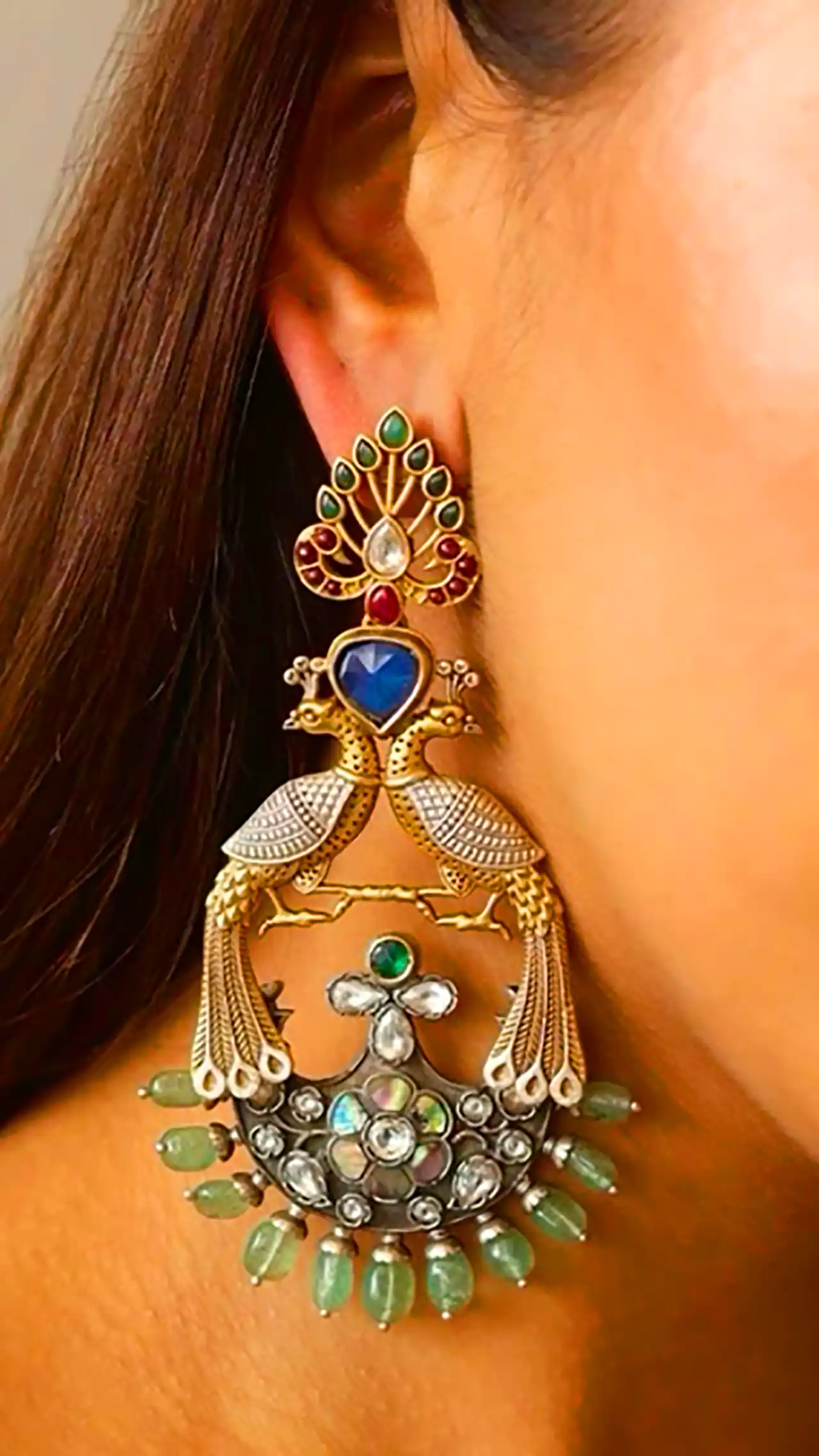 گوشواره هندی زیبا