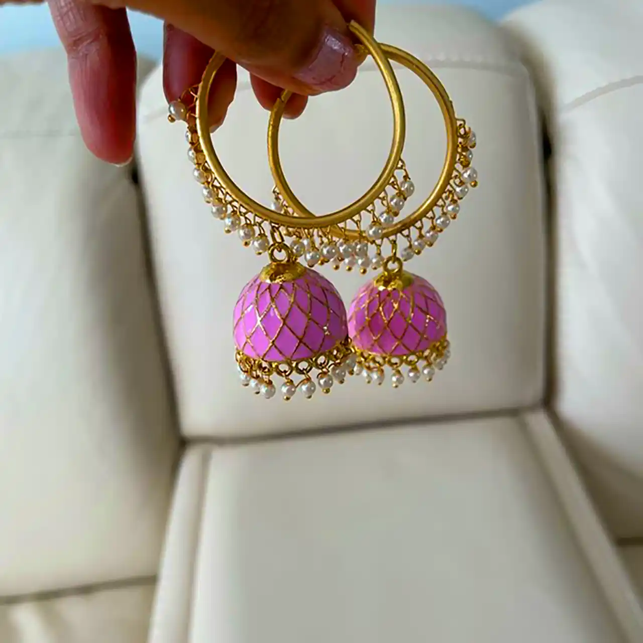 گوشواره هندی زیبا