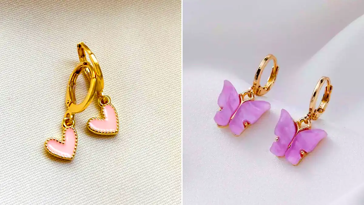 گوشواره ملیح و زیبا دخترانه