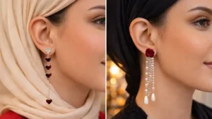 گوشواره آویزی لاکچری