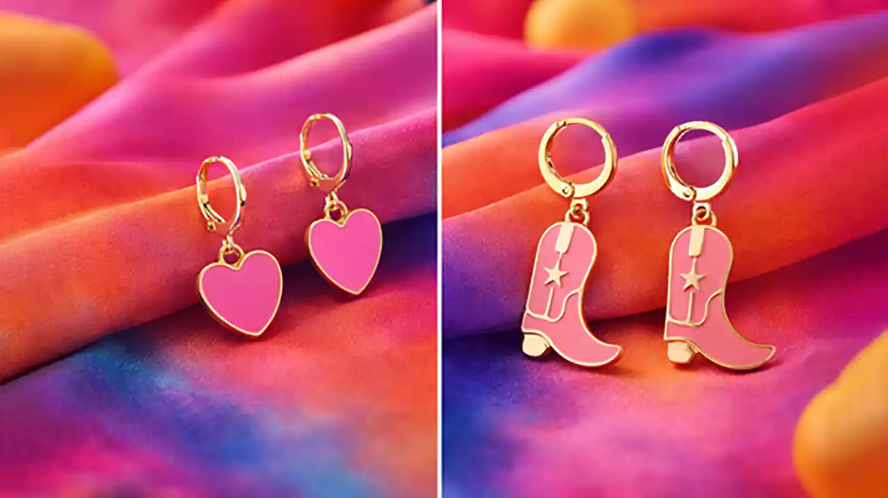 گوشواره فانتزی دخترانه مدرن