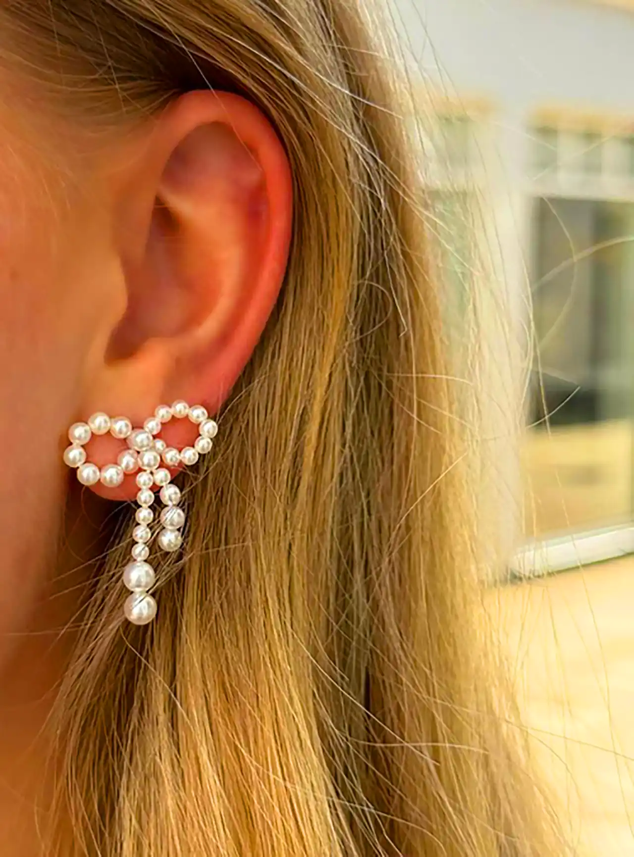 گوشواره پاپیونی شیک