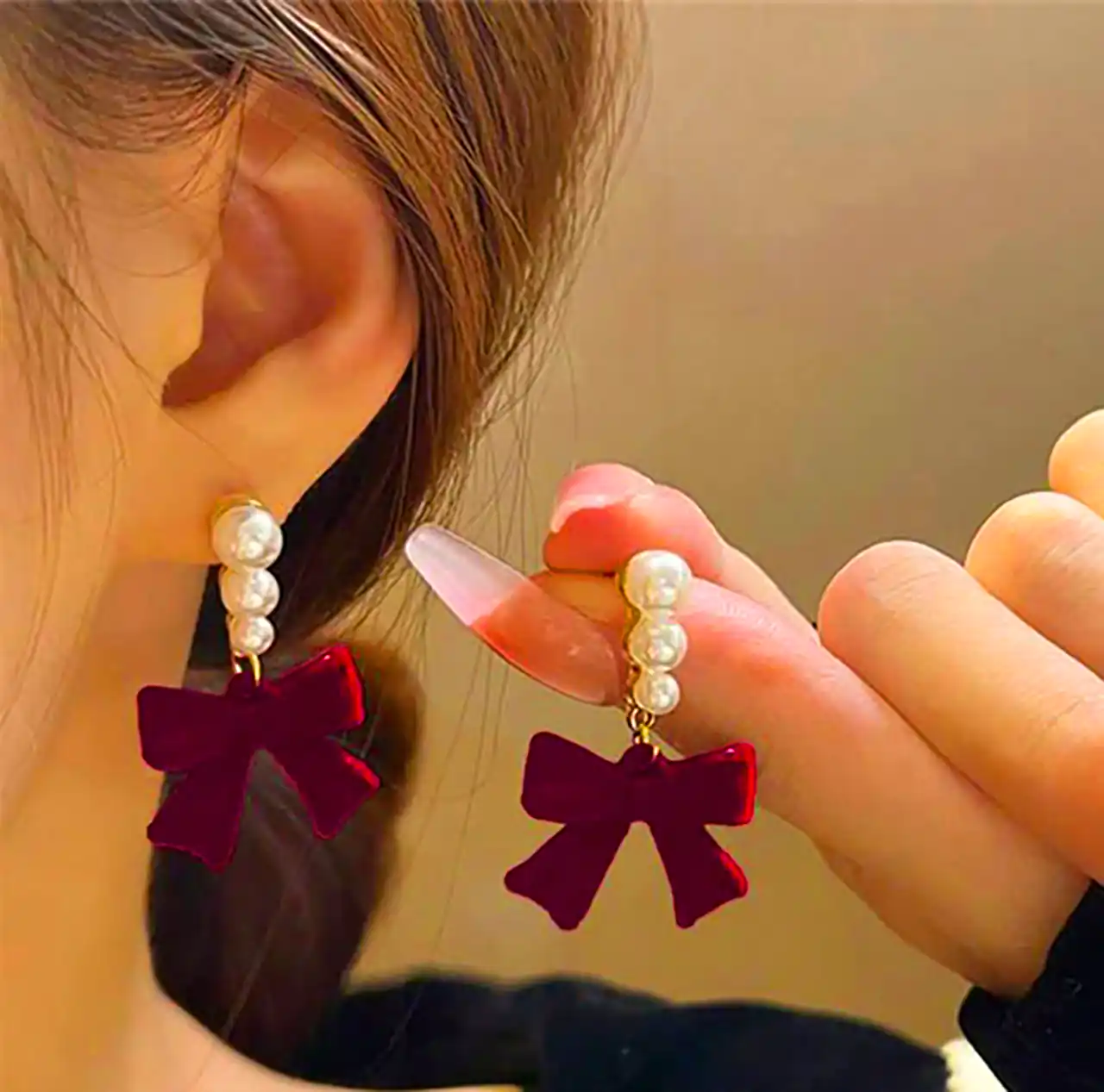 گوشواره پاپیونی شیک