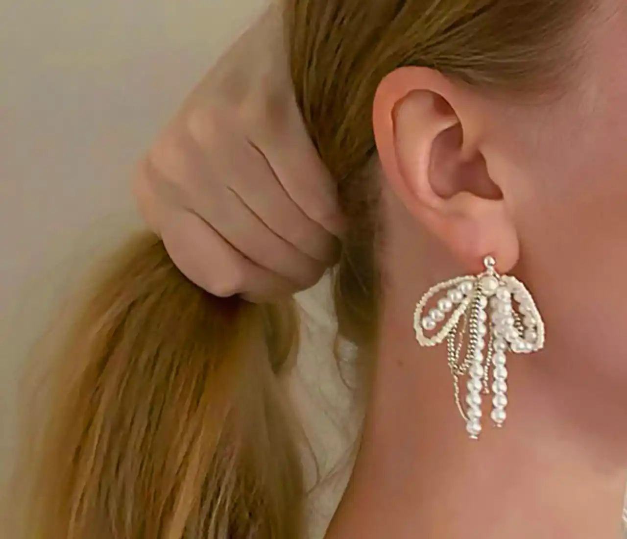 گوشواره پاپیونی شیک