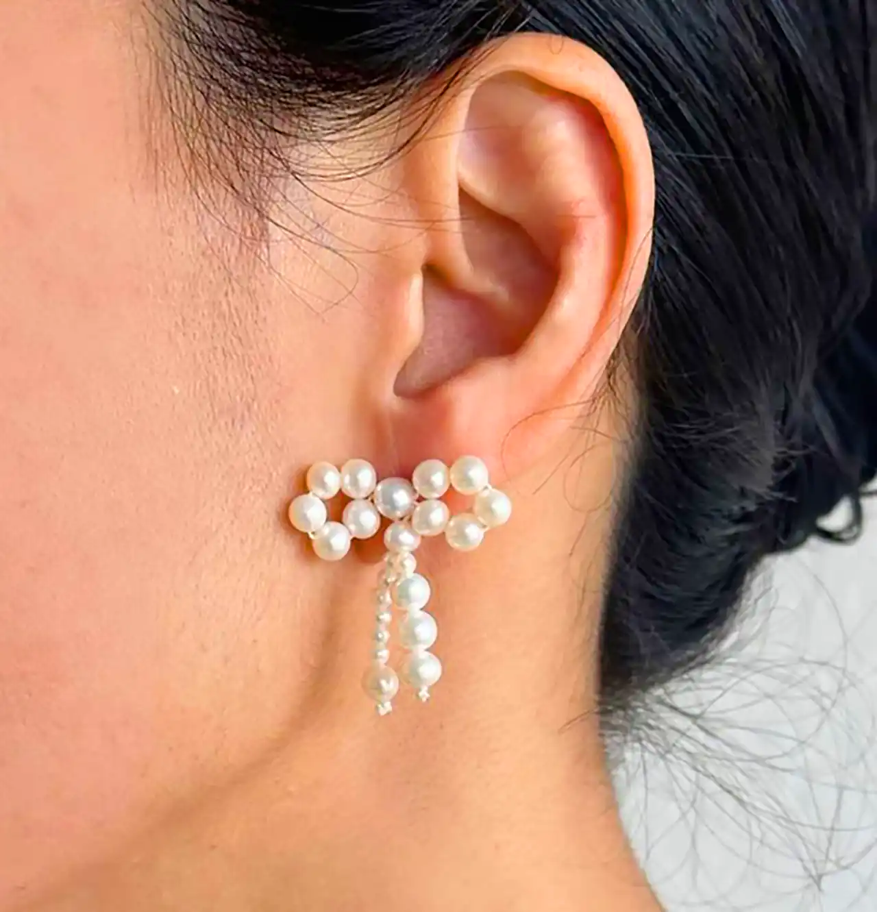 گوشواره پاپیونی شیک