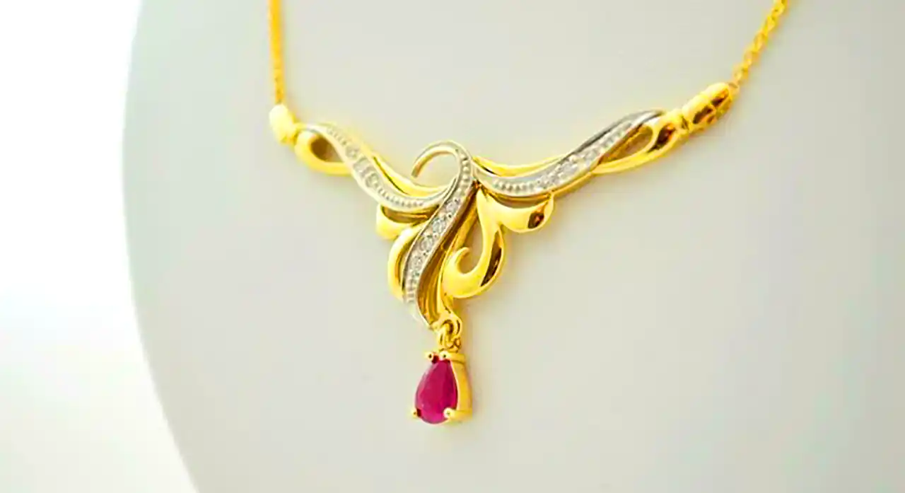 گردنبند ظریف و زیبا طلا