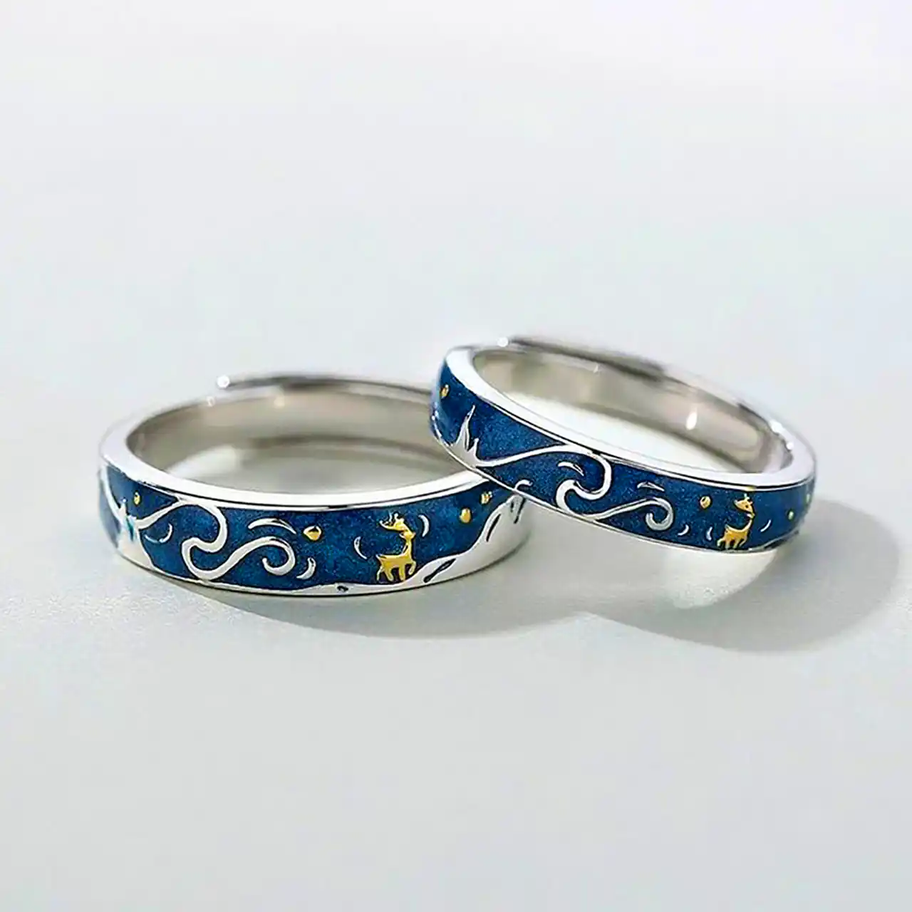 حلقه ست رنگی برای زوج ها