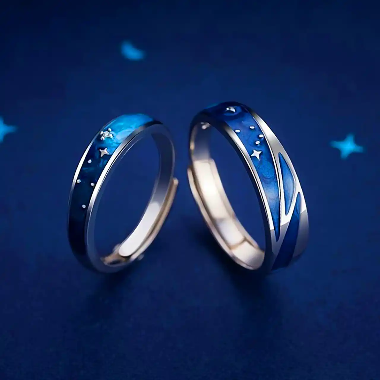 حلقه ست رنگی برای زوج ها