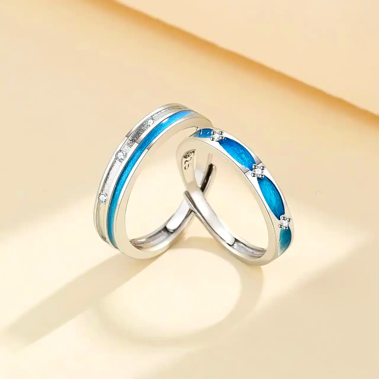 حلقه ست رنگی برای زوج ها