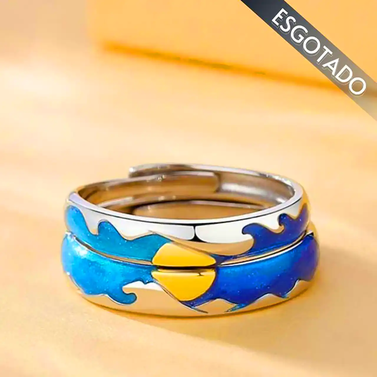 حلقه ست رنگی برای زوج ها