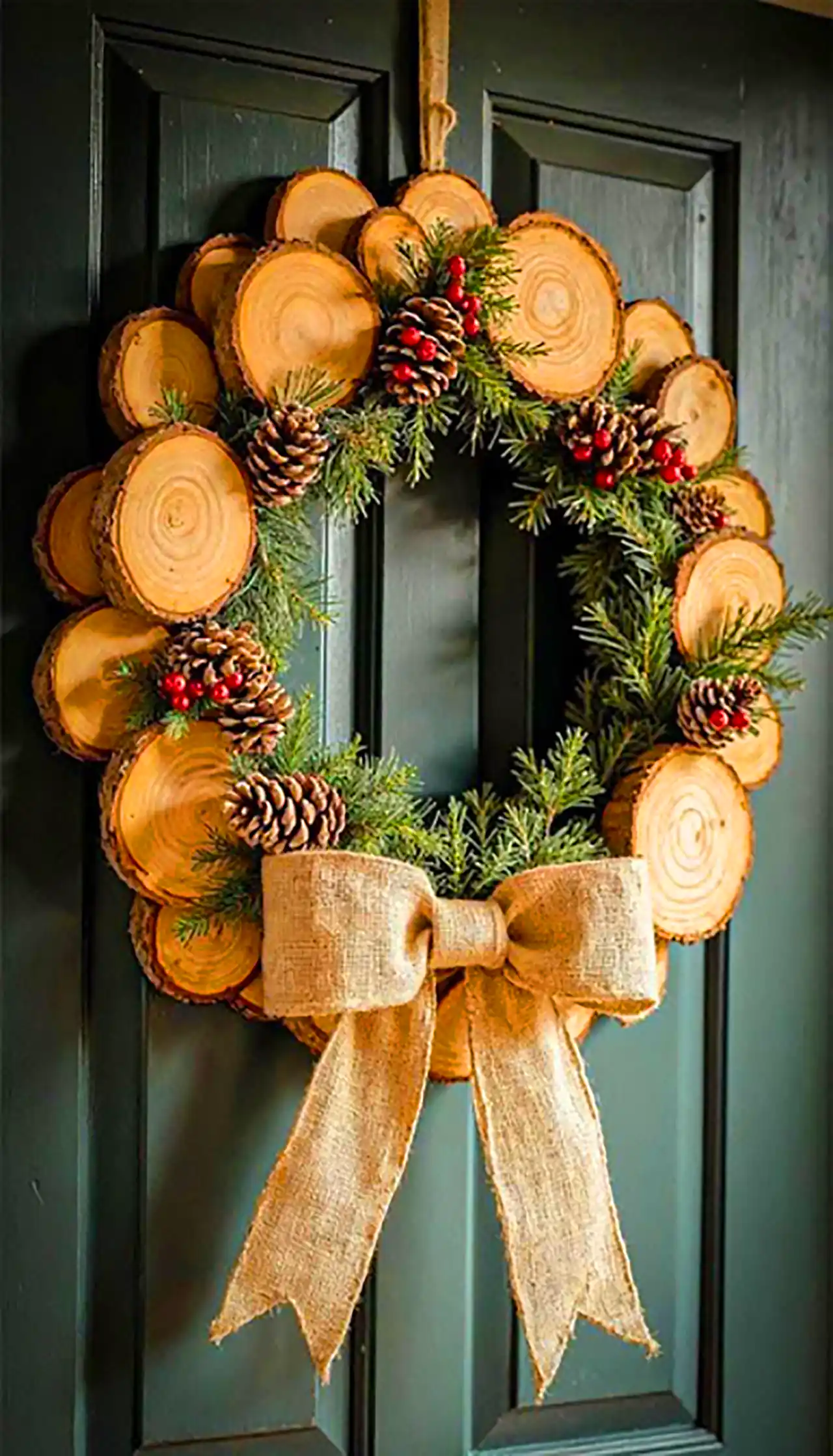 حلقه در دستساز چوبی