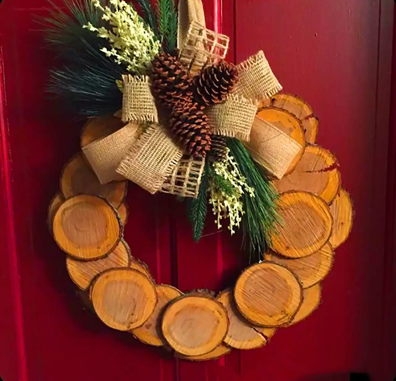 حلقه در دستساز چوبی