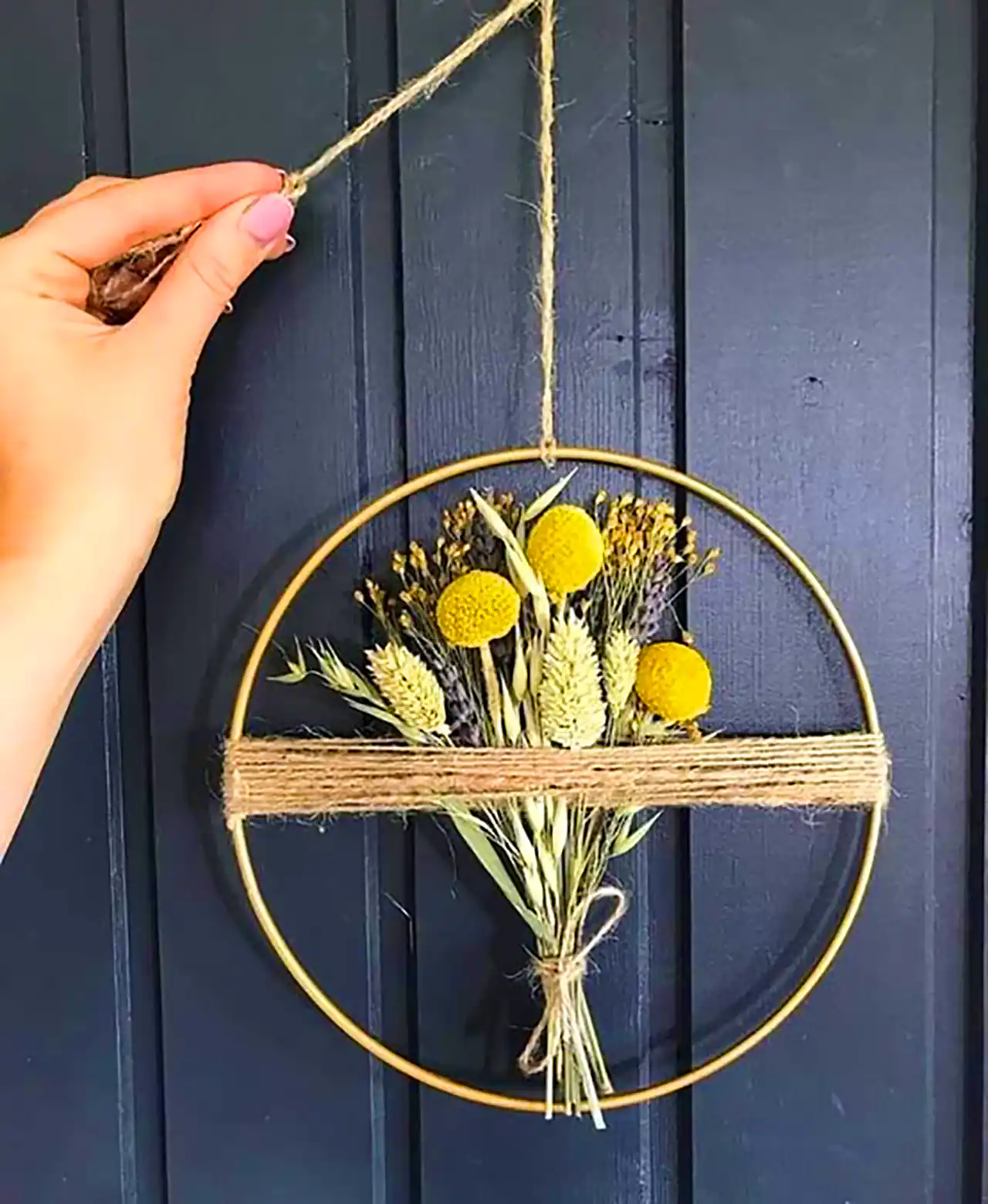 حلقه گل دکوری شیک