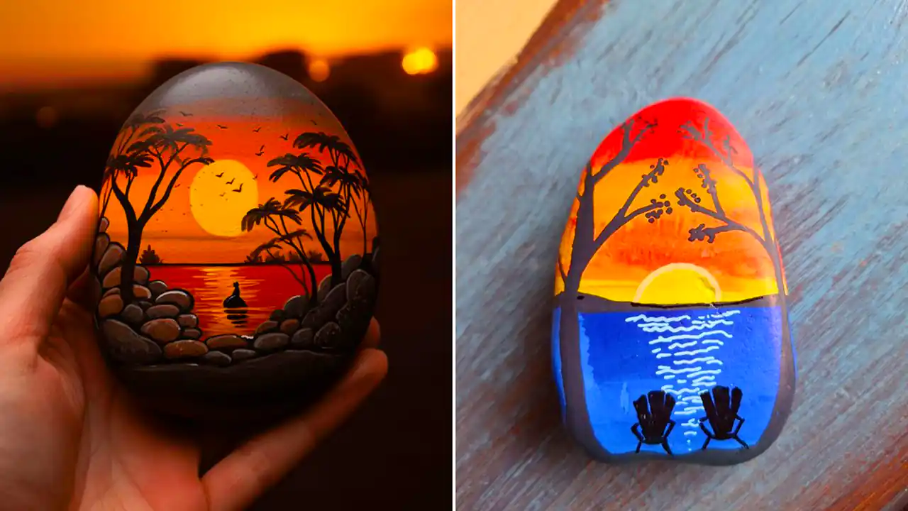 هنر نقاشی روی سنگ 