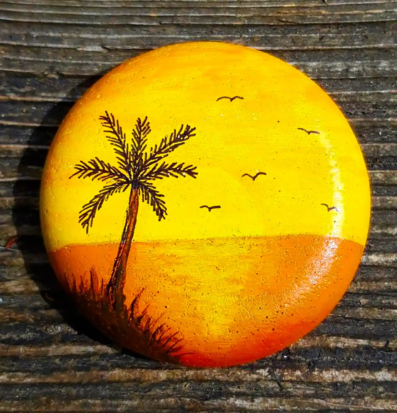 هنر نقاشی روی سنگ 