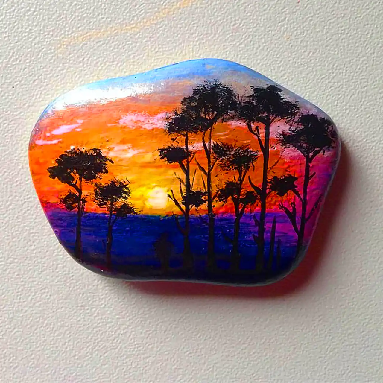 هنر نقاشی روی سنگ 