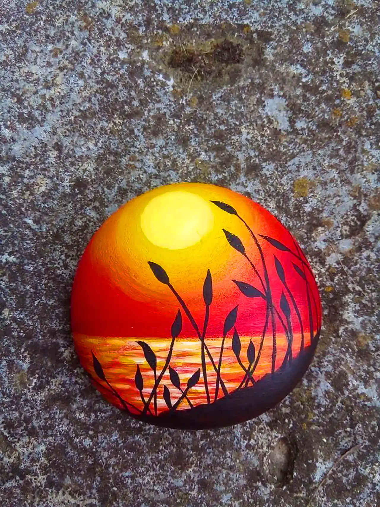 هنر نقاشی روی سنگ 