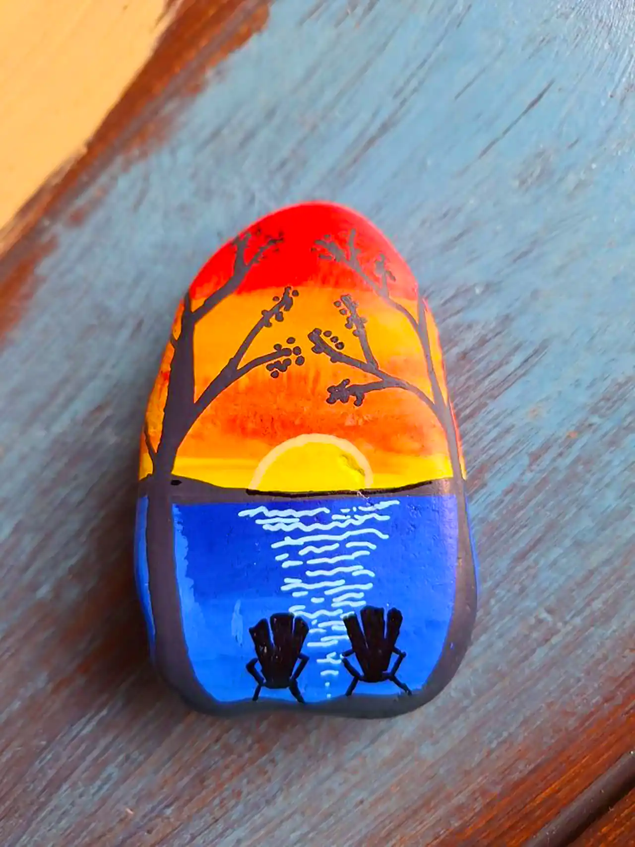 هنر نقاشی روی سنگ 