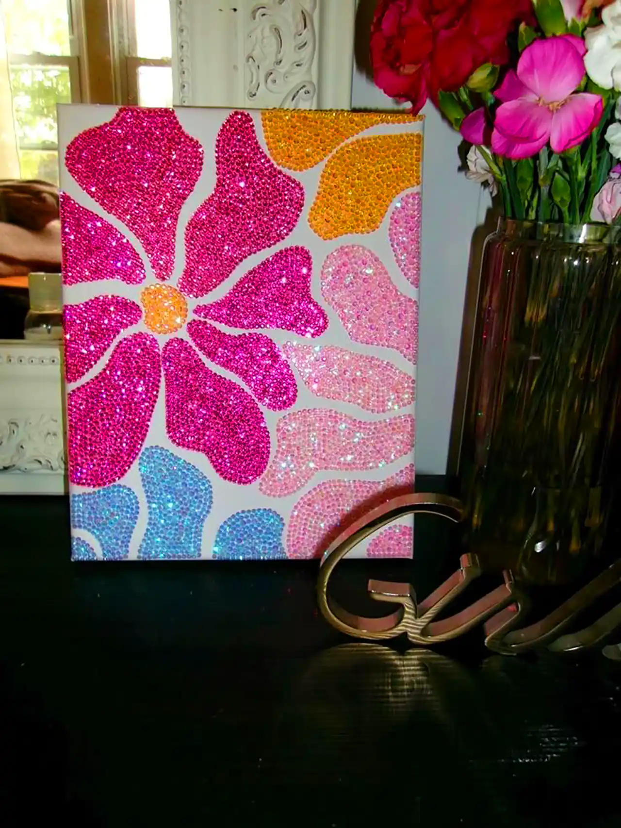 هنر نقطه گذاری روی بوم