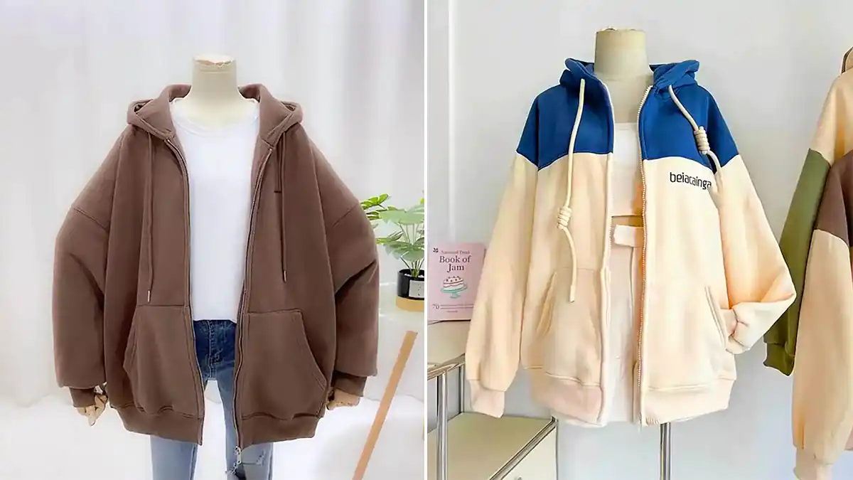 هودی کلاه دار شکیل زنانه