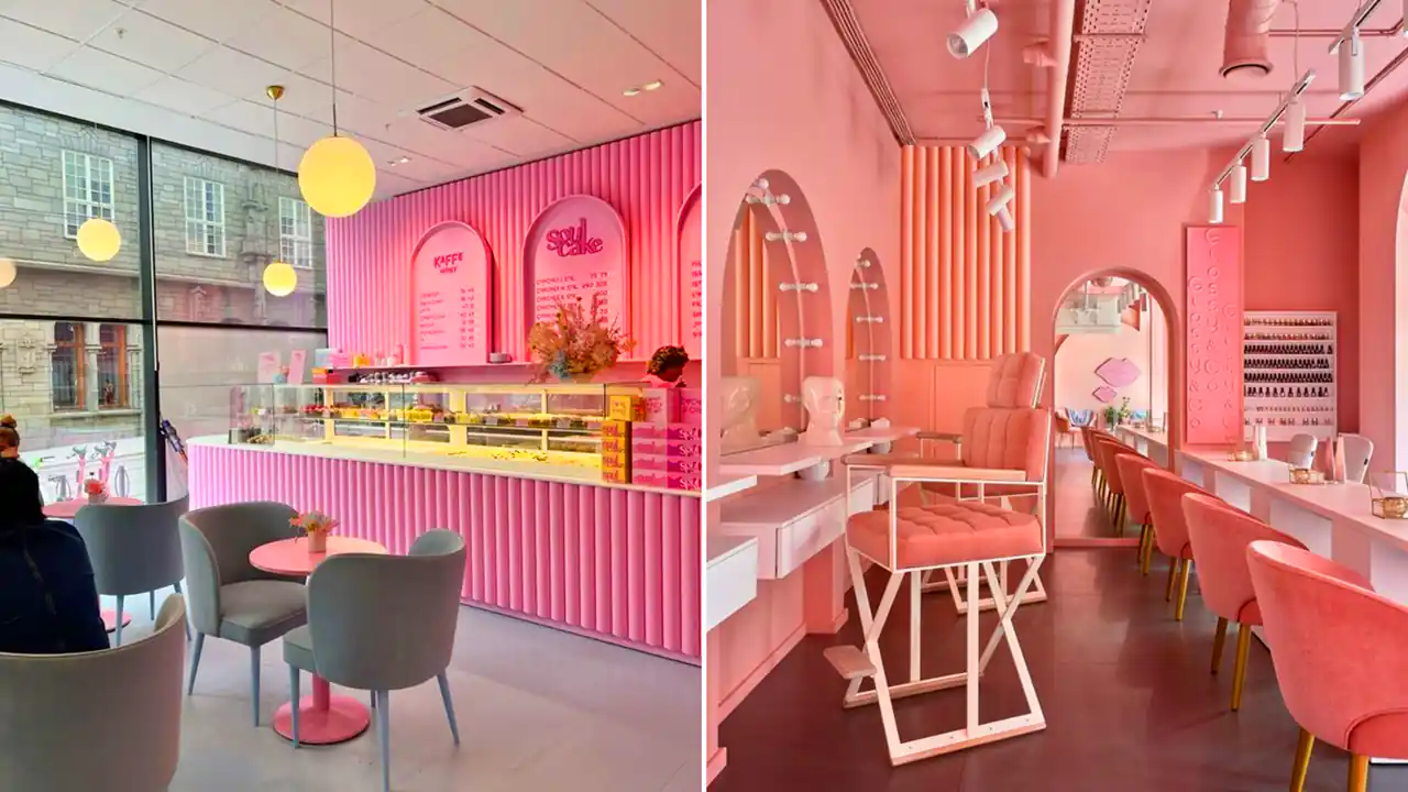 ایده دیزاین فضای سالن زیبایی