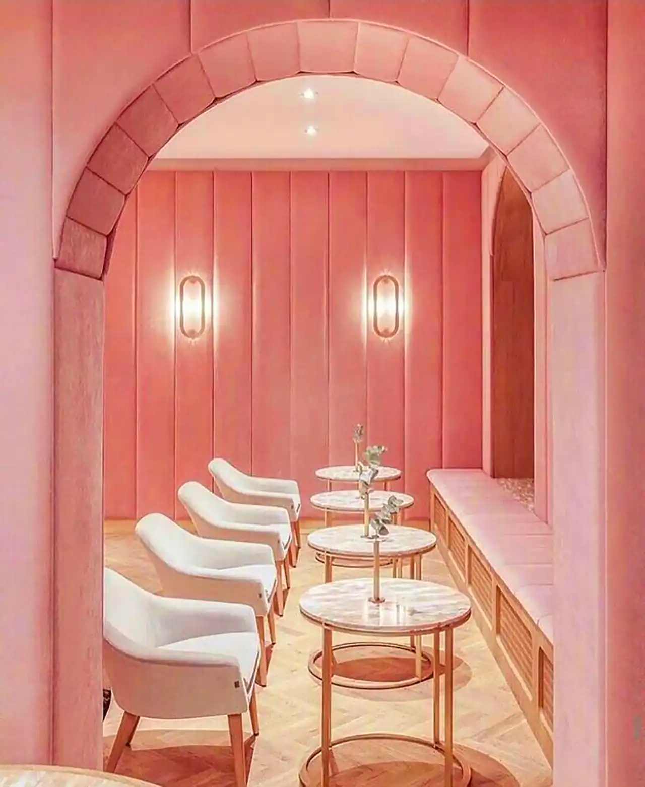 ایده دیزاین فضای سالن زیبایی