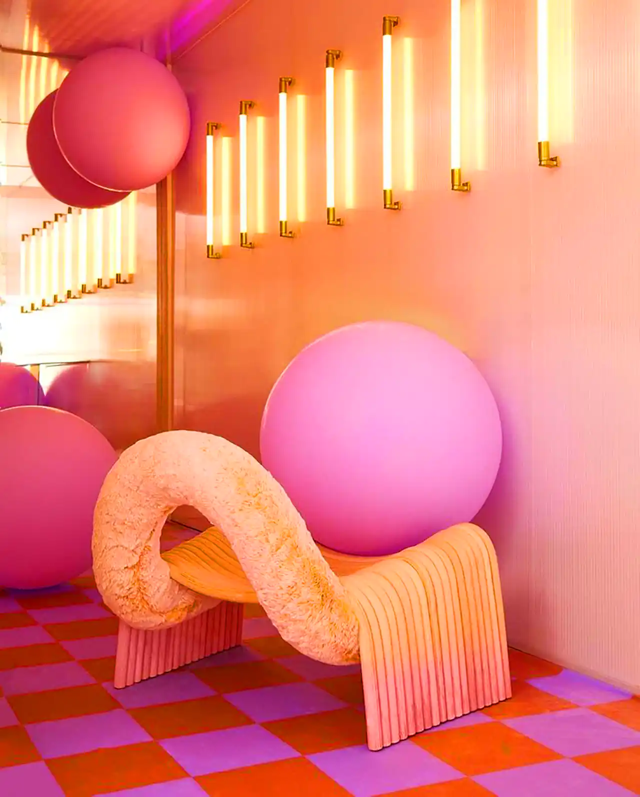 ایده دیزاین فضای سالن زیبایی