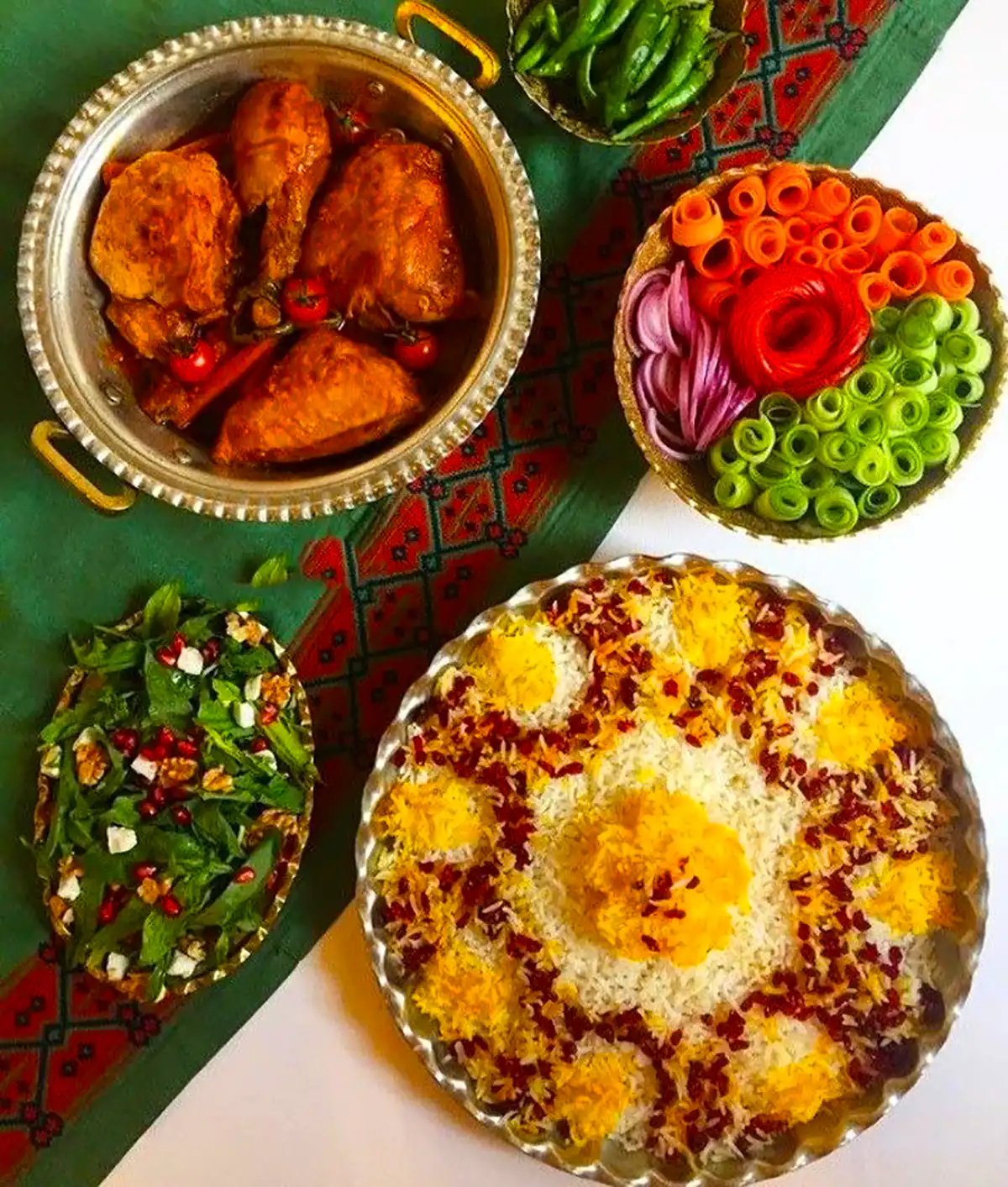 ایده سرو غذای ایرانی