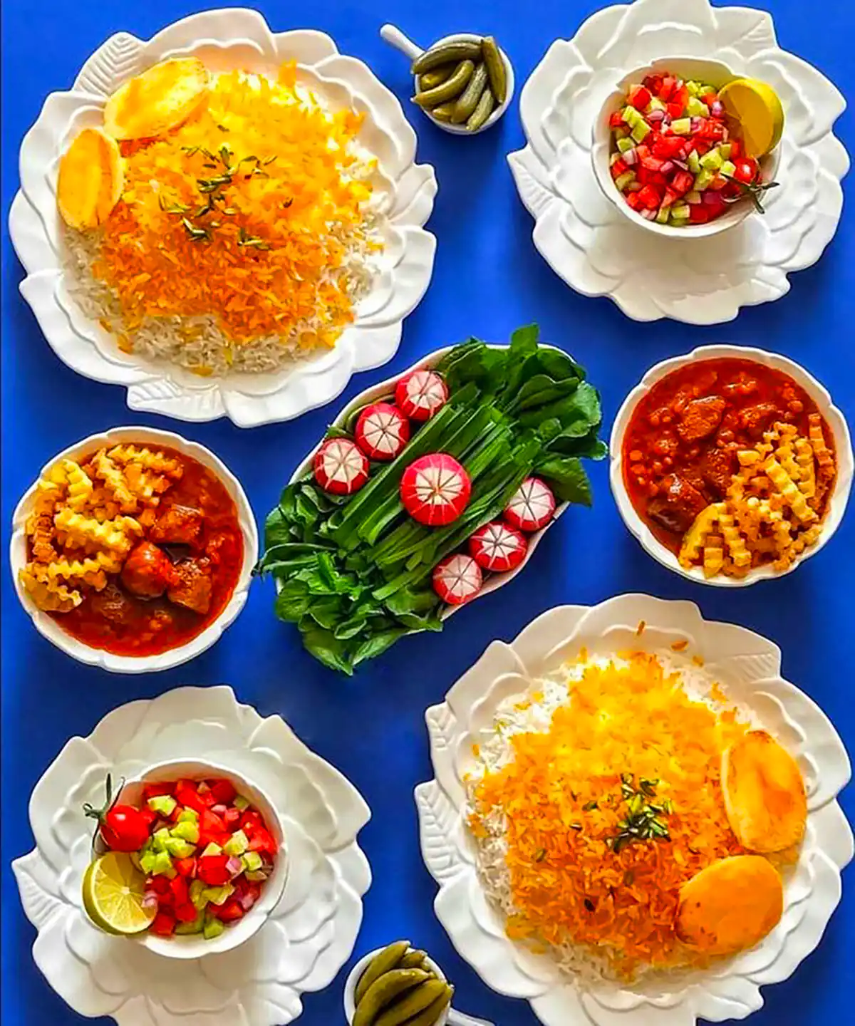 ایده سرو غذای ایرانی