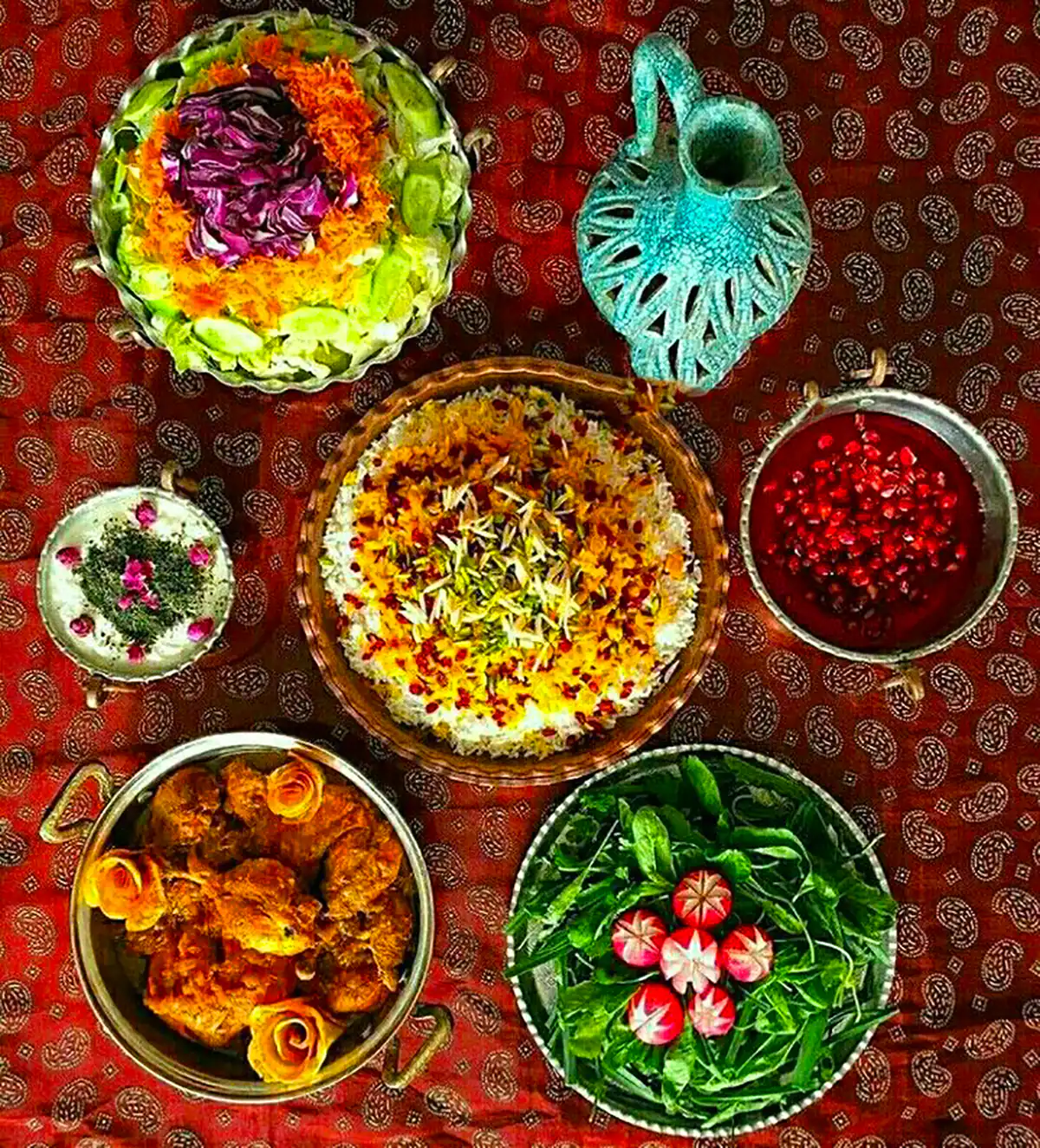 ایده سرو غذای ایرانی