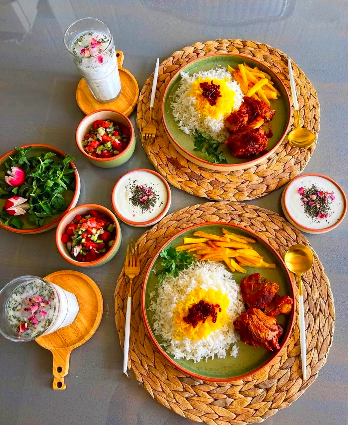 ایده سرو غذای ایرانی