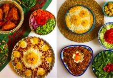 ایده سرو غذای ایرانی