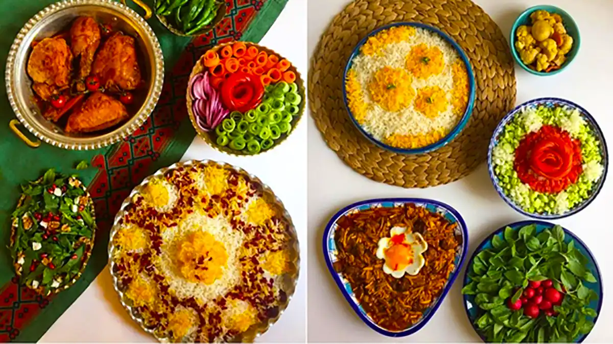 ایده سرو غذای ایرانی