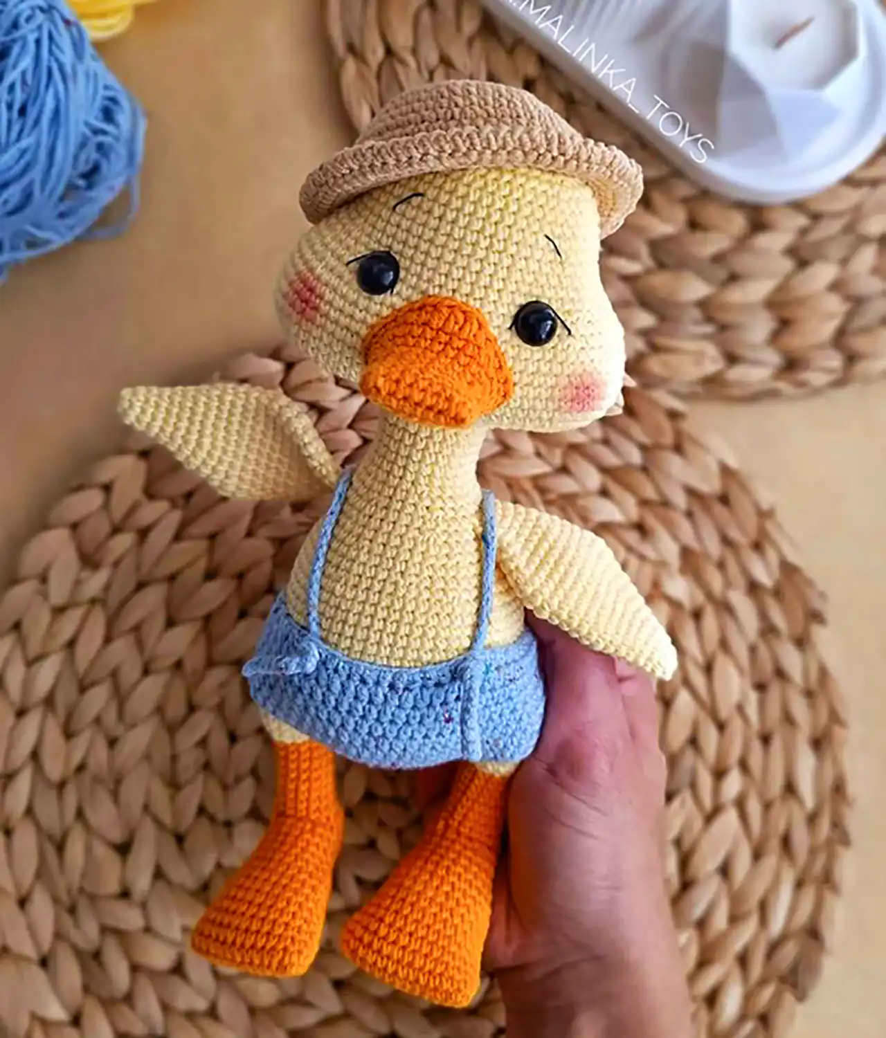 جوجه اردک با نمک بافتنی 