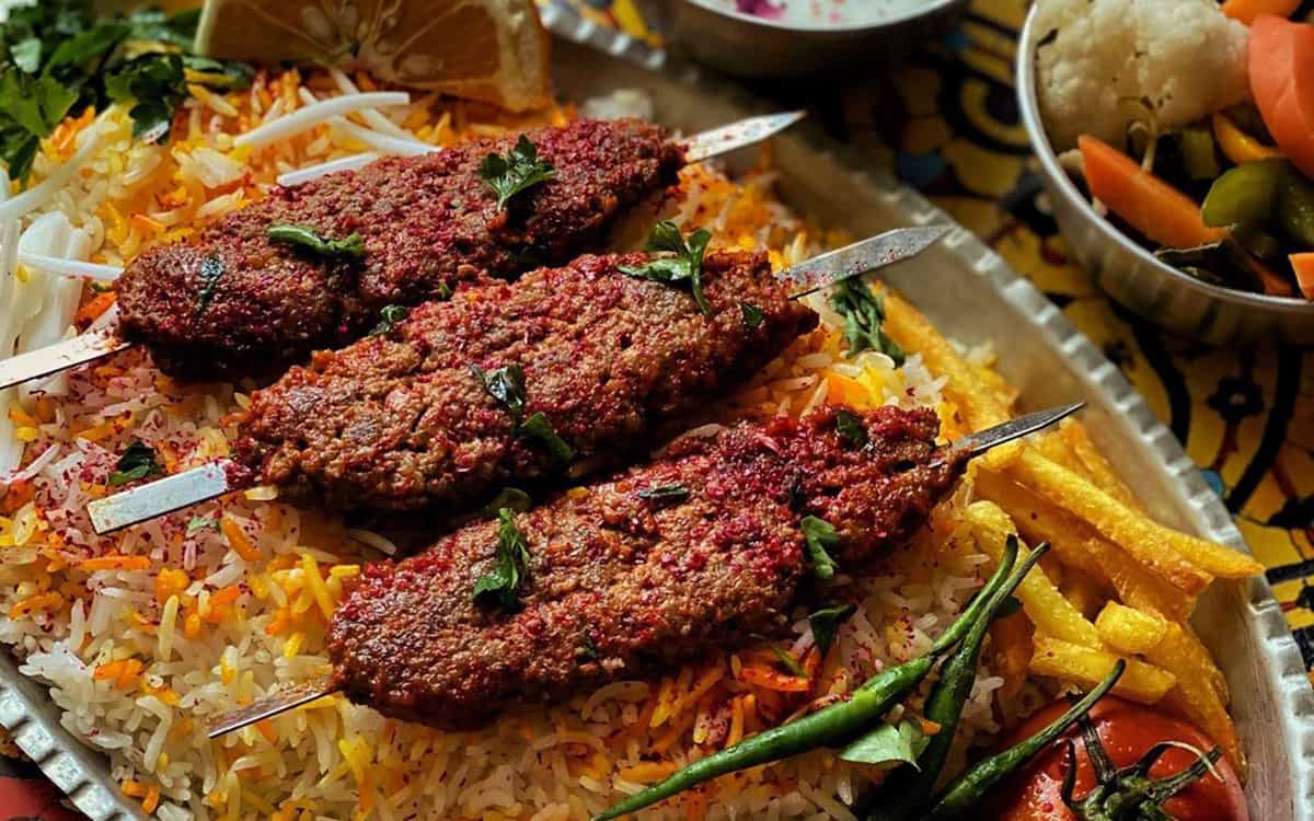 طرز تهیه کباب حسینی با گوشت چرخ کرده