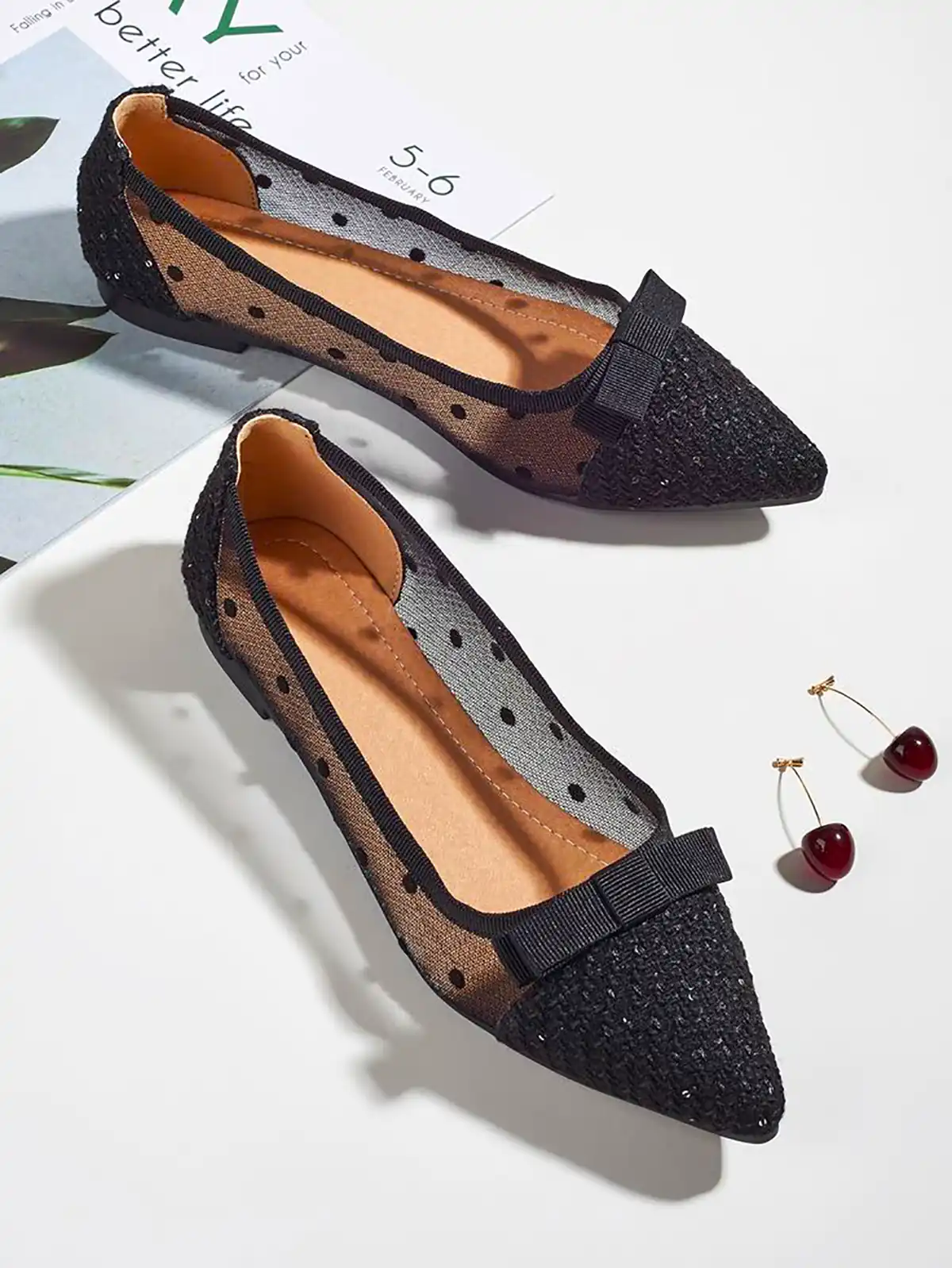 کفش عروسکی توری