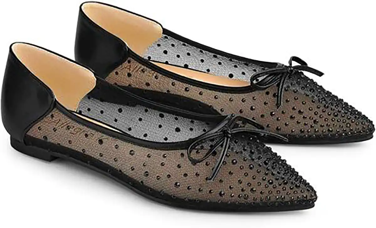 کفش عروسکی توری