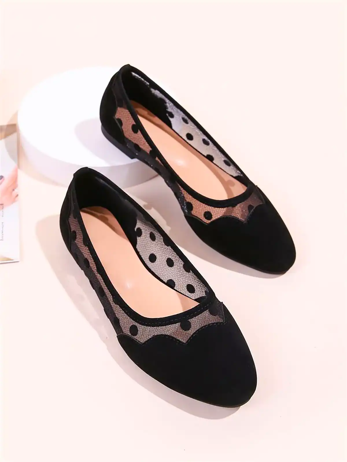 کفش عروسکی توری