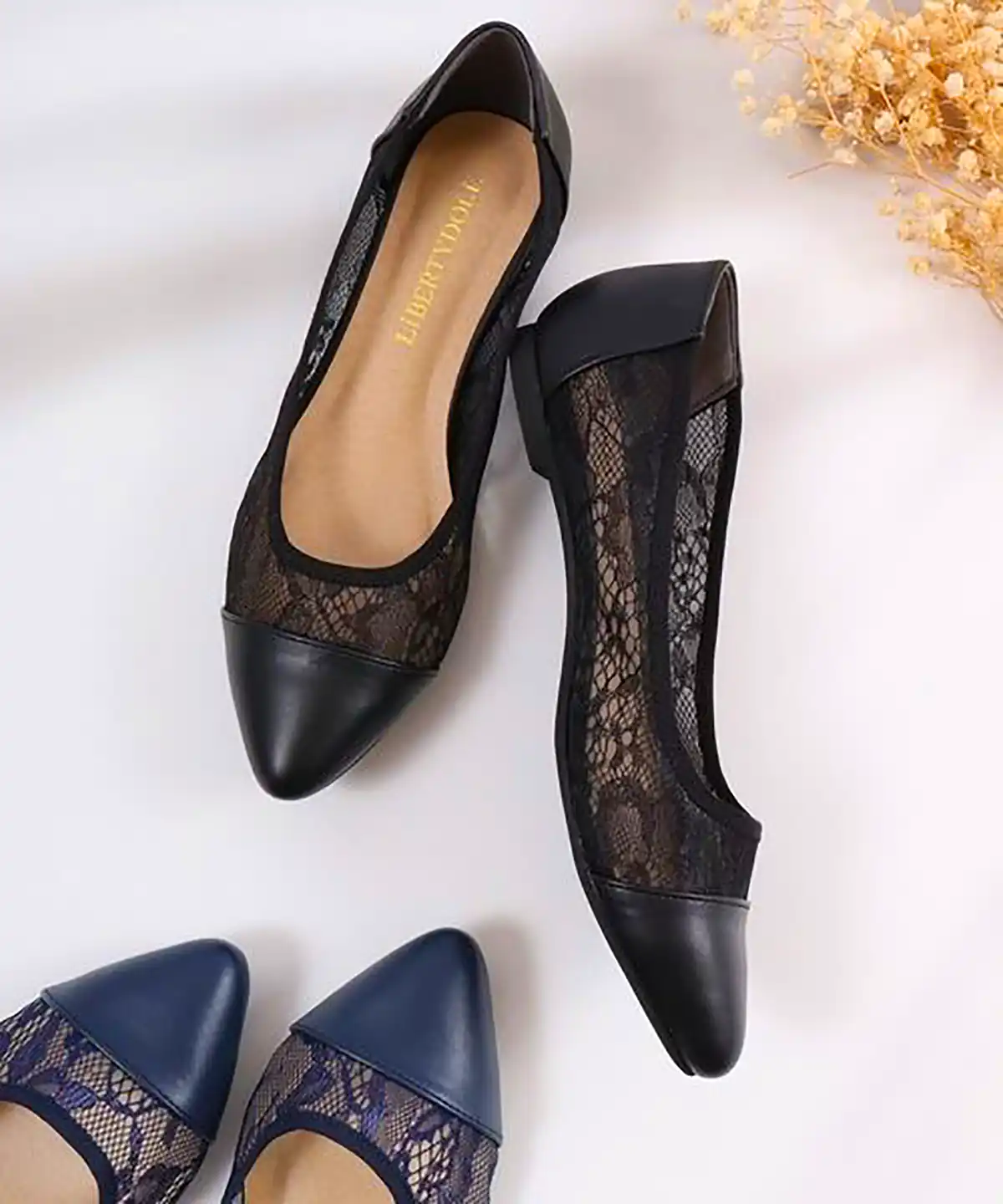 کفش عروسکی توری