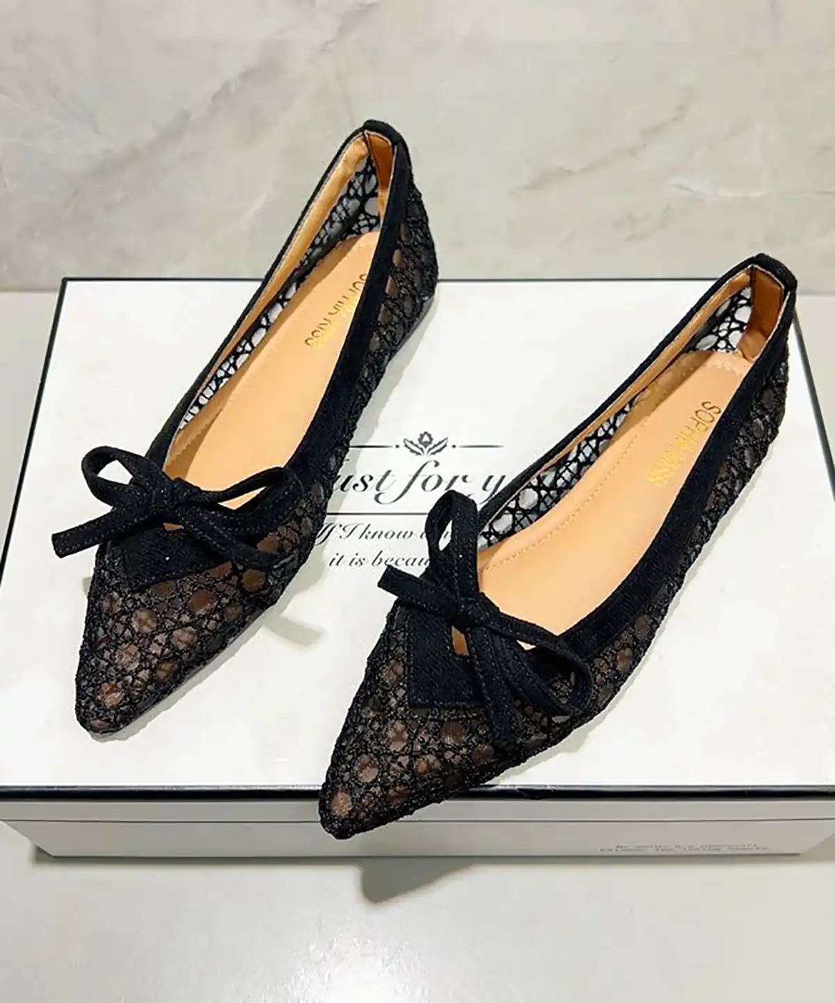 کفش عروسکی توری