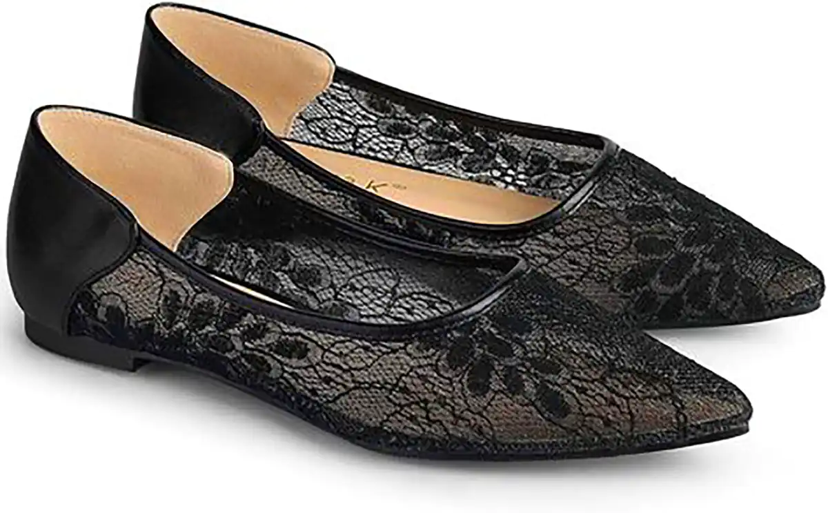 کفش عروسکی توری