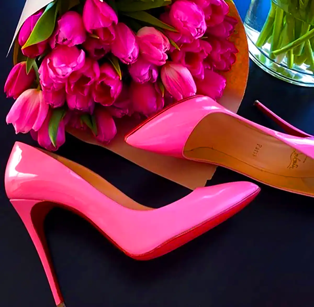 کفش پاشنه بلند مجلسی براق