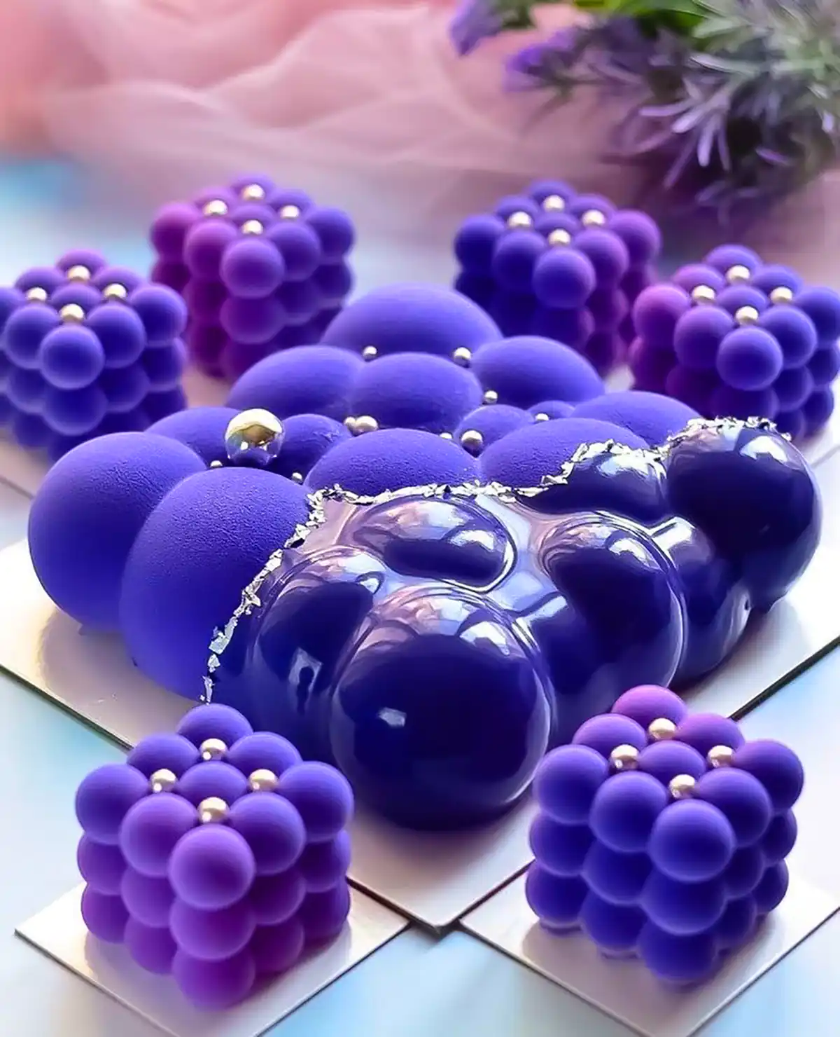 کیک تولد بلوبری