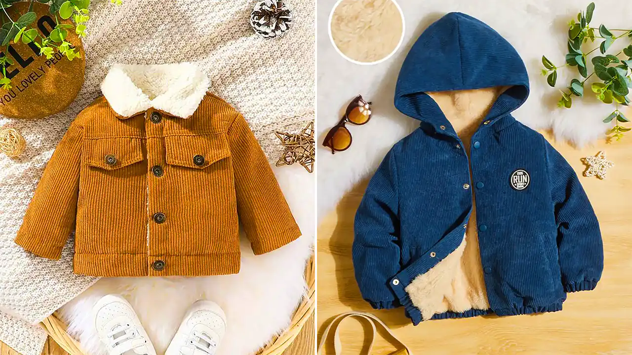 کاپشن داخل ببعی بچگانه