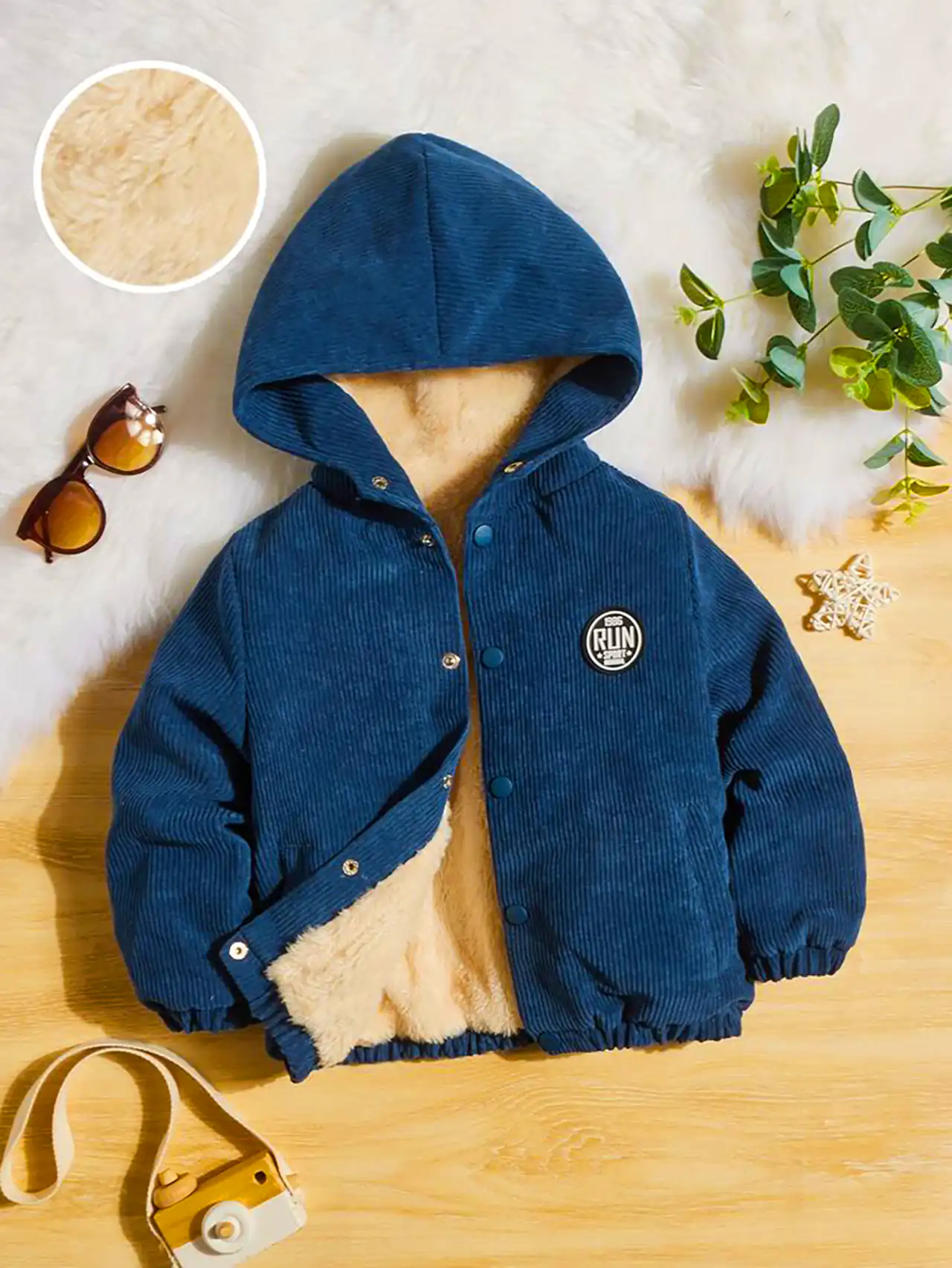 کاپشن داخل ببعی بچگانه