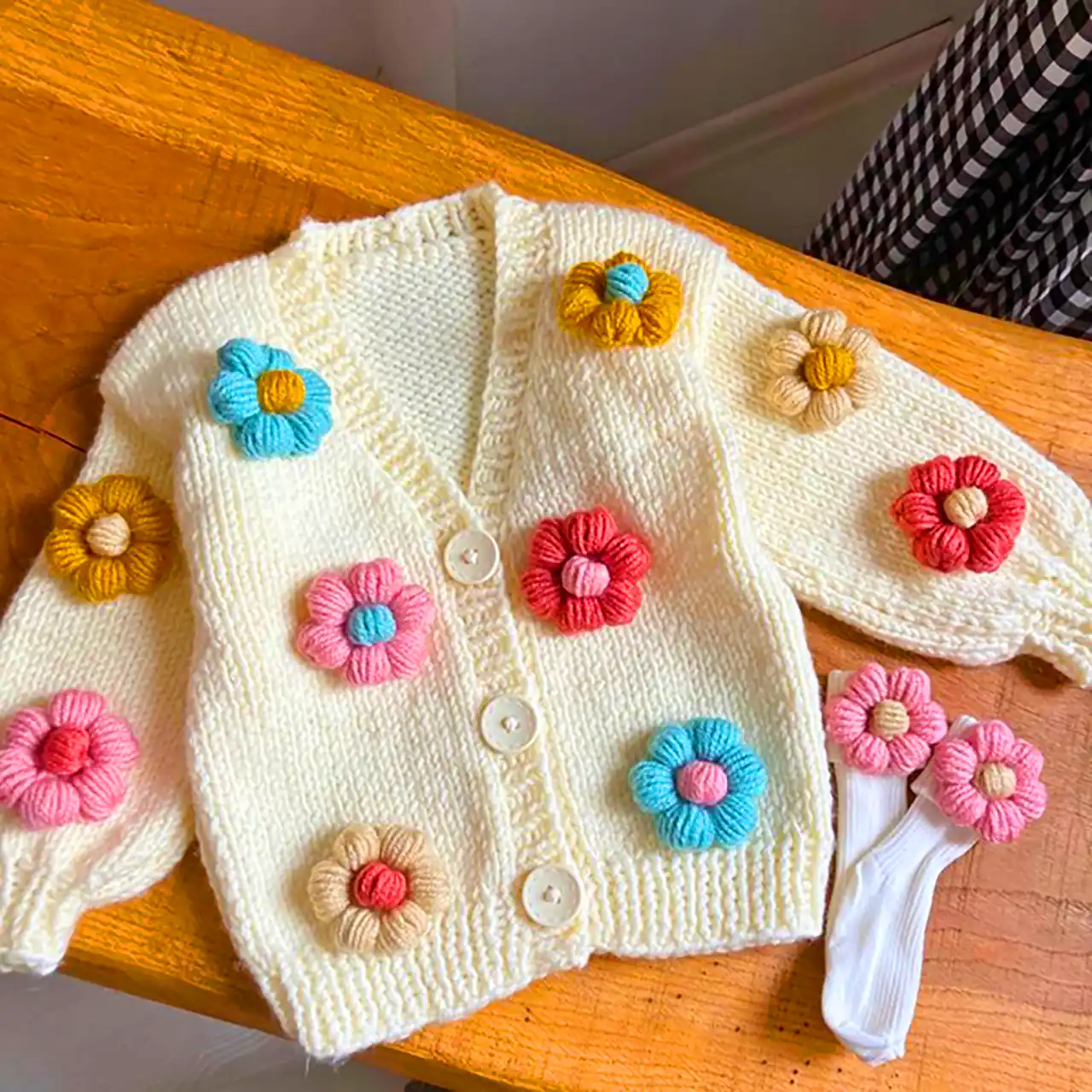 کاردیگان گل برجسته شیک بچگانه